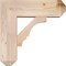 Ekena Millwork Balboa Craftsman Smooth Bracket w/ Offset Brace, Douglas Fir, 7 1/2"W x 22"D x 22"H BKT0806X22X22BOA04SDF - alternate 4